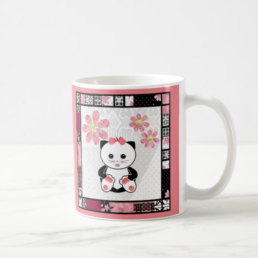 小さな猫のコーヒーマグ コーヒーマグカップ (右)