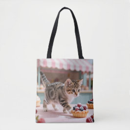小さな猫のバッグ トートバッグ