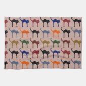 小さな猫 キッチンタオル (横)