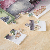 小さな猫 ジグソーパズル (側面)