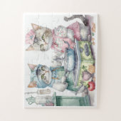 小さな猫 ジグソーパズル (縦)