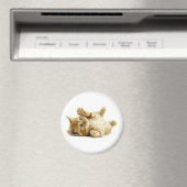 小さな猫 マグネット (インサイチュ (食洗機))