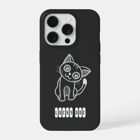 小さな猫 iPhoneケース (裏面)