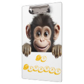 小さな猿はバナナを食う クリップボード (左)