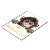 小さな猿はバナナを食う ノートブック (左側)