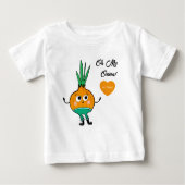 小さな玉ねぎ ベビーTシャツ (正面)