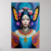 小さな王冠を持つ蝶の王女 ポスター (正面)