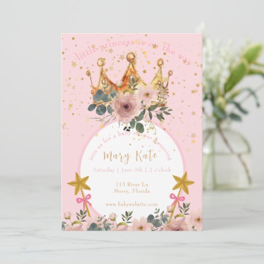 小さな王女が王冠を戴いている 招待状 (スタンド正面)