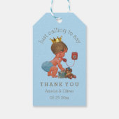 小さな王子が感謝の言葉を呼び掛ける ギフトタグ (裏面)