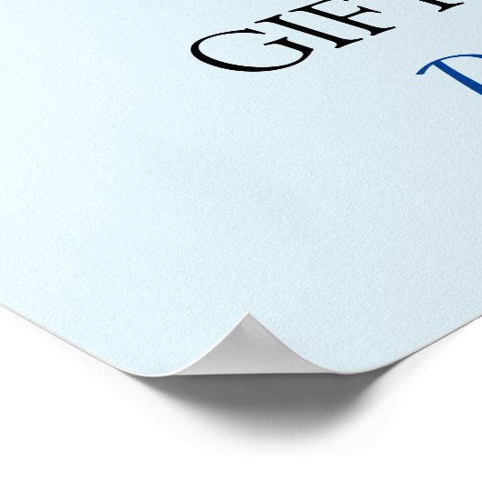 小さな王子が赤ちゃんをシャワーで浴びようとしている ポスター (角)