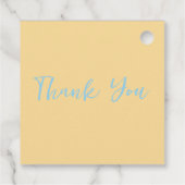 小さな王子が途中のベビー招待状 フェイバータグ (裏面)