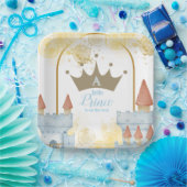 小さな王子と城の赤ちゃんシャワー ペーパープレート (パーティー)