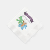 小さな王子にようこそ 縁ありカクテルナプキン (角)