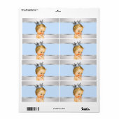 小さな王子の赤ちゃんシャワー水ボトルラベル ラベル (フルシート)