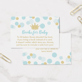 小さな王子の赤ん坊のシャワーが本の要求をもたらす