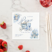 小さな王子の青王室のいシャワー スタンダードカクテルナプキン (インサイチュ)