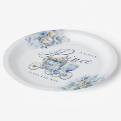 小さな王子の青王室のいシャワー ペーパープレート (アングル)