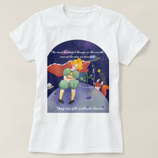 小さな王子様のTシャツ Tシャツ (デザイン正面)