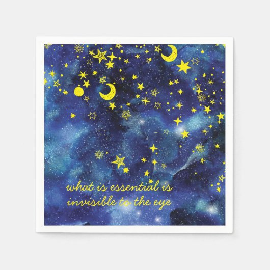 小さな王子 スタンダードカクテルナプキン (正面)