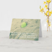 小さな王子/ルプチプリンスからの引用文 カード (黄色い花)