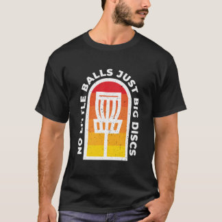 小さな球ではなく大きなディスク ディスクゴルフ Tシャツ