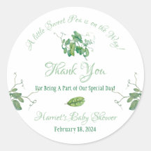 小さな甘いエンドウ豆が途中だ！赤ちゃんシャワー