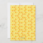 小さな甘いハチの、ハチの赤ちゃんのシャワー 招待状 (裏面)