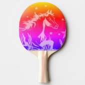 小さな甘いポニー、ピンク 卓球ラケット (裏面)