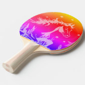 小さな甘いポニー、ピンク 卓球ラケット (正面アングル)