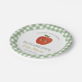 小さな甘いリンゴのベビーシャワー ペーパープレート (アングル)