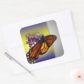 小さな甘い蝶 スクエアシール (封筒)