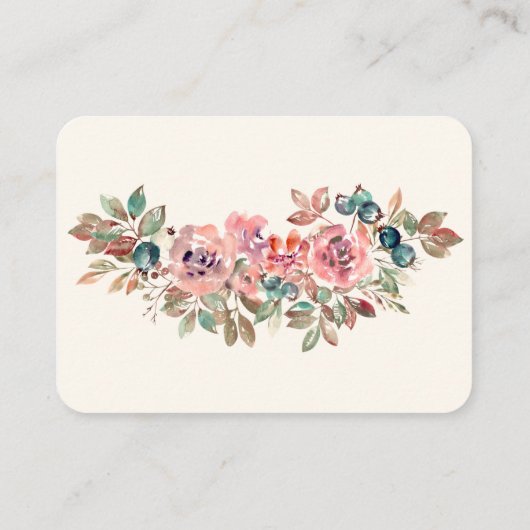 小さな甘い象の赤ちゃんシャワーの本ベビー エンクロージャーカード (裏面)