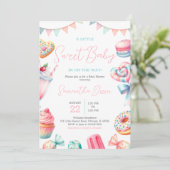 小さな甘い赤ちゃんシャワー 招待状 (スタンド正面)