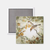 小さな生き物の牛の頭の叫び マグネット (正面/裏面)