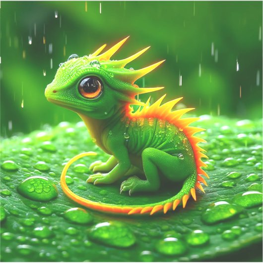 小さな生き物 シール (正面)