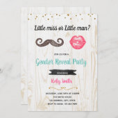 小さな男か小さな恋しく思性が招待を明かす 招待状 (正面/裏面)