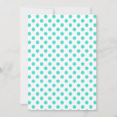 小さな男が道に入るベビーシャワー招待状 招待状 (裏面)