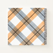 小さな男のオレンジ色の海軍の男の子の赤ちゃんシャワーのゲストブック ノートブック (裏面)