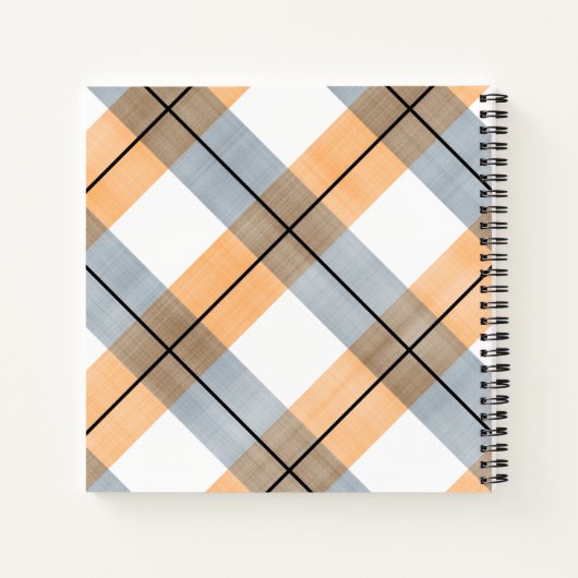 小さな男のオレンジ色の海軍の男の子の赤ちゃんシャワーのゲストブック ノートブック (裏面)