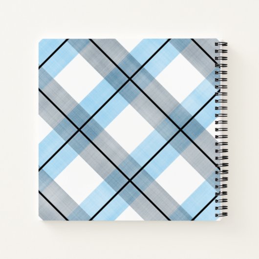 小さな男のネイビー青い男の子の赤ちゃんシャワーのゲストブック ノートブック (裏面)