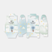 小さな男の冒険は熊の赤ちゃんシャワーを待っている フェイバーボックス (折り畳みなし)