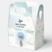 小さな男の冒険は熊の赤ちゃんシャワーを待っている フェイバーボックス (オープン)