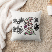 小さな男の冬 クッション (ブランケット)