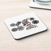 小さな男の冬 コースター (左側)