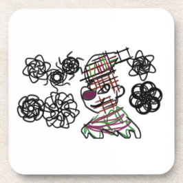 小さな男の冬 コースター