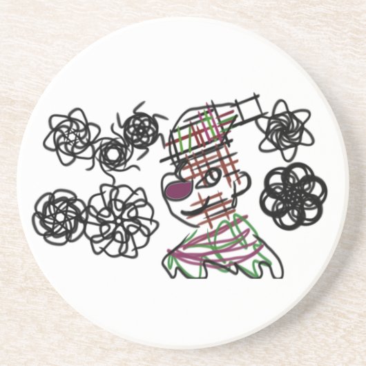 小さな男の冬 コースター (正面)