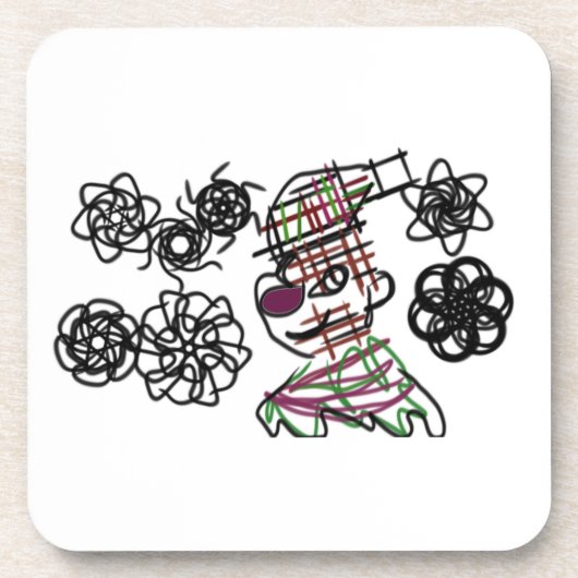 小さな男の冬 コースター (正面)