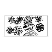 小さな男の冬 ラバースタンプ (インプリント)