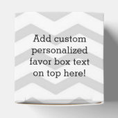 小さな男の口ひげシェブロンかわいい男の子 フェイバーボックス (上部)