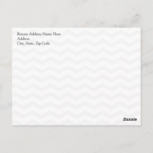 小さな男の口ひげシェブロンかわいい男の子 ポストカード (裏面)